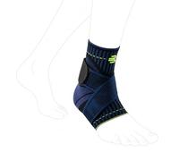 BAUERFEIND, 1 Unisex Ankle Support for Sports, Right Ankle Brace, For Ball Sports, Physical Activities, Stabilization, With Level Strap System, Size: XXL, Black, 11419401170615