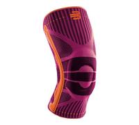 Bauerfeind 1 Unisex Knee Sports Support, Can be Worn on Left and Right for Ball Sports Athletics Knee Support Sports Silicone Ring, Womens, Sportbandage, Pink, XS