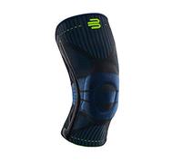BAUERFEIND, 1 Unisex Right/Left Knee Brace, For sports and excercise, Supports knee during sports, Silicon-ring, Size: L, Black, 11449411170013