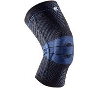 Bauerfeind GenuTrain Knee Support - breathable knit compression knee brace to relieve pain and swelling from arthritis, ACL injury, Miniscus tear, machine washable knee sleeve (Black, 5)