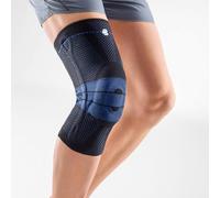 Bauerfeind GenuTrain Knee Support - breathable knit compression knee brace to relieve pain and swelling from arthritis, ACL injury, Miniscus tear, machine washable knee sleeve (Black, 6)