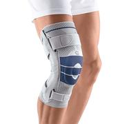 Bauerfeind GenuTrain S - Knee Support - Unisex - For Increased Stabilisation of the Knee Joint after Injury, Surgery or for Chronic Conditions Such as Knee Osteoarthritis or Arthritis - Left Knee - Size 5 - Titanium