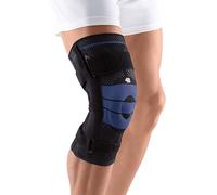 Bauerfeind GenuTrain S - Knee Support - Unisex - For Increased Stabilisation of the Knee Joint after Injury, Surgery or for Chronic Conditions Such as Knee Osteoarthritis or Arthritis - Right Knee - Size 5 - Black
