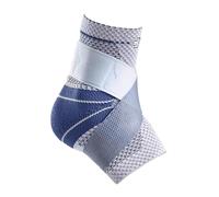 Bauerfeind - MalleoTrain S - Ankle Brace - The Ankle Support You Need Doing Physical Activity - FSA/HSA Eligible - Left Foot - Size 5 - Color Titanium