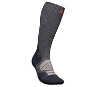 Bauerfeind Merino Compression Socks High Cut Size L 38-41 Grey for Running and Outdoor Activities