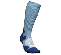 Bauerfeind Ocean Blue Merino Compression Socks for Enhanced Running Performance