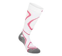 Bauerfeind Performance Compression Socks Women - White, Pink, Size 41-43M