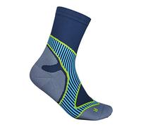 Bauerfeind Performance Mid Cut Running Socks Men - Blue, Size 7-8.5