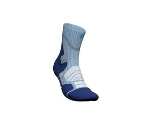 Bauerfeind Sky Blue Merino Compression Socks for Enhanced Running Performance