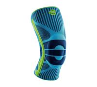 BAUERFEIND 1 Unisex Knee Sports Support, Can be Worn on Left and Right for Ball Sports Athletics Knee Support Sports Silicone Ring