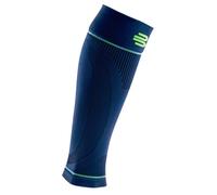 Bauerfeind Sports Compression Sleeves for Lower Legs Size L Blue - Enhanced Support for Running and Sports Performance