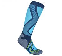 Bauerfeind Sports - Ski Performance Compression Socks - Compression socks size 44-46 - L: 41-46 cm, blue