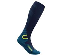 Bauerfeind Sports - Ski Touring Compression Socks - Ski socks size 46-49 - M: 36-41 cm, blue