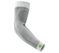 BAUERFEIND, 1 Pair of Unisex Right/Left Compression Arm Sleeves, Strengthening the arm muscles during ball and endurance sports, Size: XL long, White, 29355011000034