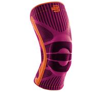 Bauerfeind 1 Unisex Knee Sports Support, Can be Worn on Left and Right for Ball Sports Athletics Knee Support Sports Silicone Ring, Men, Sportbandage, Pink, S