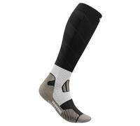 Bauerfeind Sports - Trail Run Compression Socks - Running socks size 38-41 - L: 41-46 cm, black/grey