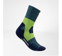 Bauerfeind Trail Run Compression Socks - Midnight Teal for Enhanced Performance