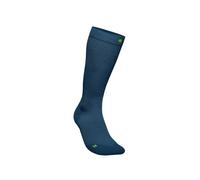 BAUERFEIND Men's Run Ultralight Compression Socks, Navy Blue, L, 38-40