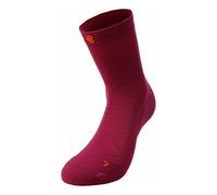 Bauerfeind Ultralight Mid Cut Running Socks Women - Berry, Size 6.5-8.5