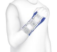 BAUERFEIND Wrist Brace, ManuLoc, Titanium, Size 2