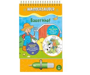 Bauernhof Wasserzauber Malbuch I Wassermalbuch für Kinder ab 3 Jahre: Malbuch mit Wassertankstift I Geschenk für Mädchen und Jungen