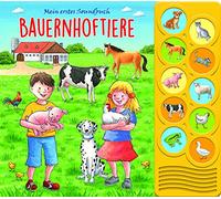 Bauernhoftiere - Interaktives Pappbilderbuch mit 10 lus - German Language Hardba