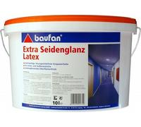 Baufan Extra Seidenglanz-Latex E. L.F.10 L Kunstharz-Dispersionsfarbe White