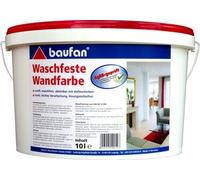 Baufan Washable Wall Paint 10 L White Interior Wall Paint Washable, Tintable