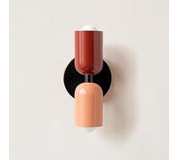 Baufas Wall Lamp E26 – Nordic Double-Head Bedside Lamp, Modern, Warm Light, Size F