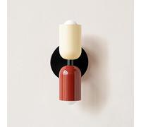 BAUFAS E26 Nordic Double Head Bedroom Bedside Wall Lamp Modern Simple Color Living Room Background Wall Aisle Entrance Wall Lamp (Color : Cold Light, Size : Q)