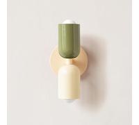 Baufas E26 Double-Head Nordic Wall Lamp - Bedroom Bedside, Warm Light, Size O