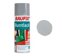 Baufix Lacquer Spray Gray Gloss 400ml Spray Can Spray Lacquer Color Spray