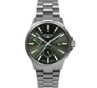 Bauhaus Aviation Titanium Dark Green Dial Automatic 2860M4 100M Men's Watch