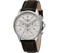 Bauhaus Aviation Men's Watch with Leather Strap or Titanium Strap Chronograph Titanium Case 10 ATM Sapphire Glass Alarm Date 2880