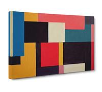 Bauhaus Abstract Art Vol.2 Canvas Print | Gallery Wrapped 30mm Frame Wall Art | 30x20 inches | Ready to Hang | Abstract Picture | Living Room Bedroom Lounge Office