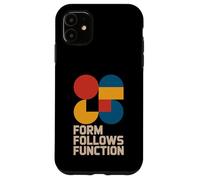 Bauhaus Architecture Form Follows Function Geometric Case for iPhone 11