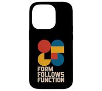 Bauhaus Architecture Form Follows Function Geometric Case for iPhone 14 Pro