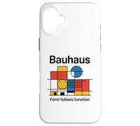 Bauhaus Architecture Form Follows Function Geometric Case for iPhone 16 Plus