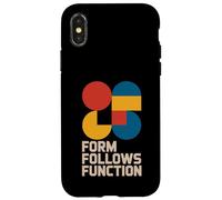 Bauhaus Architecture Form Follows Function Geometric Case for iPhone X/XS