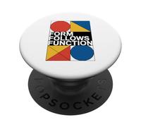 Bauhaus Architecture Form Follows Function Geometric PopSockets Adhesive PopGrip