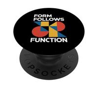 Bauhaus Architecture Form Follows Function Geometric PopSockets Adhesive PopGrip