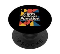 Bauhaus Architecture Form Follows Function Geometric PopSockets Adhesive PopGrip