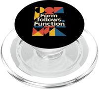 Bauhaus Architecture Form Follows Function Geometric PopSockets PopGrip for MagSafe