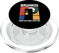 Bauhaus Architecture Form Follows Function Geometric PopSockets PopGrip for MagSafe