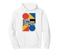 Bauhaus Architecture Form Follows Function Geometric Pullover Hoodie