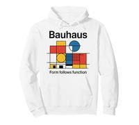 Bauhaus Architecture Form Follows Function Geometric Pullover Hoodie