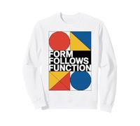 Bauhaus Architecture Form Follows Function Geometric Sweatshirt