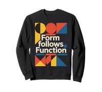 Bauhaus Architecture Form Follows Function Geometric Sweatshirt
