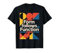 Bauhaus Architecture Form Follows Function Geometric T-Shirt