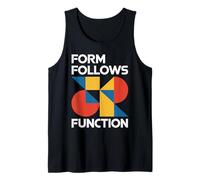 Bauhaus Architecture Form Follows Function Geometric Tank Top